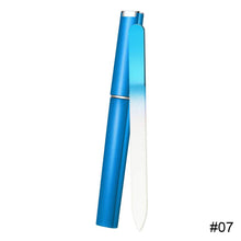 Load image into Gallery viewer, Frosted Glass Nail File Colored Crystal Glass Nail File Polishing Strip Manicure Polishing Tools Nail Art Accessories