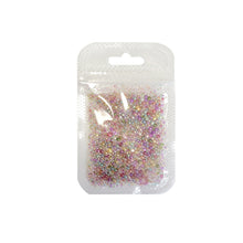 Load image into Gallery viewer, Nail Art Symphony Mermaid Bead Glass Bead Nail Art Jewelry Multicolor Crystal Beads Nail Stickers Nail Decoration Beads