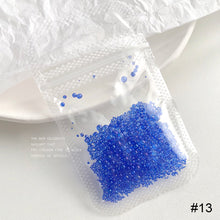 Load image into Gallery viewer, Nail Art Symphony Mermaid Bead Glass Bead Nail Art Jewelry Multicolor Crystal Beads Nail Stickers Nail Decoration Beads