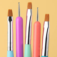 Load image into Gallery viewer, Dual-ended Nail Pen Dual-purpose Nail Paint Pen Spot Drill Pen Manicure Draw Paint Pen Nail Art Tools