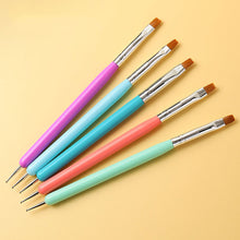 Load image into Gallery viewer, Dual-ended Nail Pen Dual-purpose Nail Paint Pen Spot Drill Pen Manicure Draw Paint Pen Nail Art Tools
