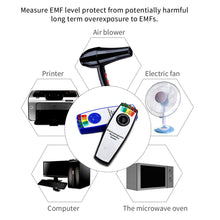 Load image into Gallery viewer, Portable Handheld 5 LED EMF Gauss Meter KII K2 Electromagnetic Radiation Detectors Gauss Detector EMF Magnetic Field Detector