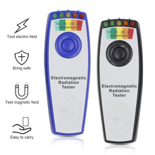 Load image into Gallery viewer, Portable Handheld 5 LED EMF Gauss Meter KII K2 Electromagnetic Radiation Detectors Gauss Detector EMF Magnetic Field Detector