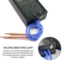 Load image into Gallery viewer, Portable 6 Gears Adjustable Mini Spot Welding Machine for 18650 Battery Spot Welding Tool Kit Spot Welding Machine Welder