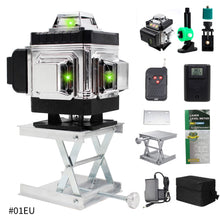 Load image into Gallery viewer, 4D 16 Lines Laser Level 360° Self-Leveling Horizontal Vertical Cross Green Light Laser Level Measure Laser Beam Lines