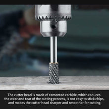 Load image into Gallery viewer, 8Pcs/Set Of 6mm To 12mm Carbide Burr Drill Bits For Cnc Engraving 1/4" Rotary Cutter Lime W/ Box