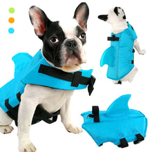 Load image into Gallery viewer, XS-XXL Summer Dog Life Vest Pet Shark Life Jacket Dog Clothes Dog Safety Swimwear Safety Swimming Suit For Small Medium Large Dog