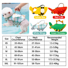 Load image into Gallery viewer, XS-XXL Summer Pet Dog Life Jacket Reflective Pet Life Harness Vest Swim Suit Clothes Clothing for Small Medium Large Dogs