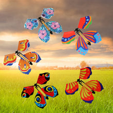 Load image into Gallery viewer, 1Pc Magic Butterfly Wind Up Rubber Band Flying Butterfly Party Magic Trick Toy Magic Props Magic Tricks For Kids Surprise Gifts
