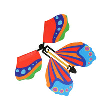 Load image into Gallery viewer, 1Pc Magic Butterfly Wind Up Rubber Band Flying Butterfly Party Magic Trick Toy Magic Props Magic Tricks For Kids Surprise Gifts