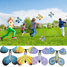 Load image into Gallery viewer, 1Pc Magic Butterfly Wind Up Rubber Band Flying Butterfly Party Magic Trick Toy Magic Props Magic Tricks For Kids Surprise Gifts