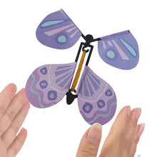 Load image into Gallery viewer, 1Pc Magic Butterfly Wind Up Rubber Band Flying Butterfly Party Magic Trick Toy Magic Props Magic Tricks For Kids Surprise Gifts
