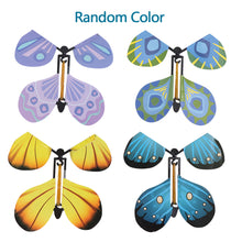 Load image into Gallery viewer, 1Pc Magic Butterfly Wind Up Rubber Band Flying Butterfly Party Magic Trick Toy Magic Props Magic Tricks For Kids Surprise Gifts