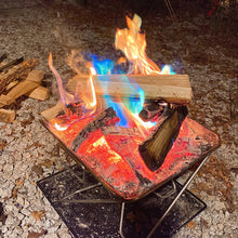Load image into Gallery viewer, 10g/15g/25g/30g Coloured Fire Flames Powder Flame Colorant Magic Fire Trick Outdoor Camping Bonfire Hiking Survival Tools