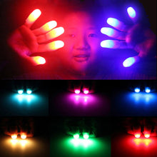 Load image into Gallery viewer, Magic Thumbs Light Toys for Adult Magic Trick Props Blue Light Led Flashing Fingers Halloween Party Toys for Children