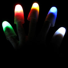 Load image into Gallery viewer, Magic Thumbs Light Toys for Adult Magic Trick Props Blue Light Led Flashing Fingers Halloween Party Toys for Children