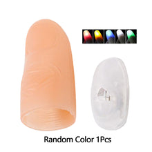 Load image into Gallery viewer, Magic Thumbs Light Toys for Adult Magic Trick Props Blue Light Led Flashing Fingers Halloween Party Toys for Children