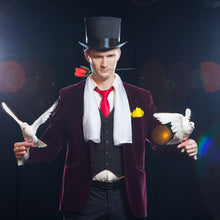 Load image into Gallery viewer, 1PC Torch To Flower Torch To Rose Fire Magic Trick Flame Appearing Flower Professional Magician Bar Street Illusion Gimmick Props