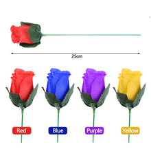 Load image into Gallery viewer, 1PC Torch To Flower Torch To Rose Fire Magic Trick Flame Appearing Flower Professional Magician Bar Street Illusion Gimmick Props