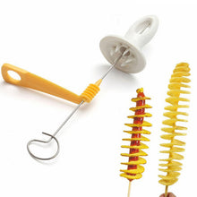 Load image into Gallery viewer, Spiral Potato Cutter Cucumber Slicer Vegetable Spiralizer Cutter Potato BBQ Skewers For Camping Barbecue Tools Kitchen Accessories Gadgets