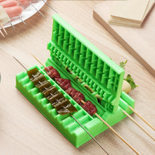 Load image into Gallery viewer, Barbecue Stringer Box Machine Skewers Kebab Maker Beef Pork Meat Vegetables String Grill Kitchen Accessories Outdoor BBQ Gadget