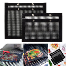 Load image into Gallery viewer, Reusable BBQ Grill Mesh Bag Non-stick Barbecue Baking Isolation Pad Outdoor Picnic Camping BBQ Kitchen Tools