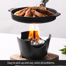 Load image into Gallery viewer, Mini BBQ Grill Japanese Alcohol Stove One Person Smokeless Barbecue Grill Korean Charcoal Stove Home Outdoor Oven Plate Roasting Cooker Gift