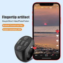 Load image into Gallery viewer, Wireless Bluetooth Mobile Selfie Lazy Artifac Tiktok Remote Control Ring Mobile Phone Bluetooth Controller t For Xiaomi Apple