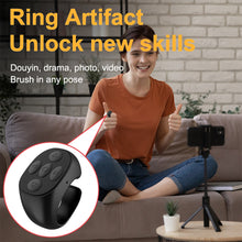 Load image into Gallery viewer, Wireless Bluetooth Mobile Selfie Lazy Artifac Tiktok Remote Control Ring Mobile Phone Bluetooth Controller t For Xiaomi Apple