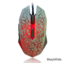 Load image into Gallery viewer, Colorful LED Computer Gaming Mouse Professional Ultra-precise Game For Dota 2 For LOL Gamer 2400 DPI USB Wired Mouse