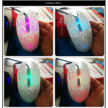 Load image into Gallery viewer, Colorful LED Computer Gaming Mouse Professional Ultra-precise Game For Dota 2 For LOL Gamer 2400 DPI USB Wired Mouse