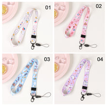 Load image into Gallery viewer, Universal Cartoon Lanyard Cute Waterproof Clear Smart Phone Lanyard