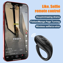Load image into Gallery viewer, Smart Fingertip Remote Control Like Device Novel Page Turn Remote Camera Video Bluetooth Assistant