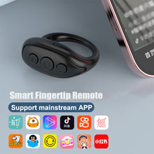 Load image into Gallery viewer, Smart Fingertip Remote Control Like Device Novel Page Turn Remote Camera Video Bluetooth Assistant