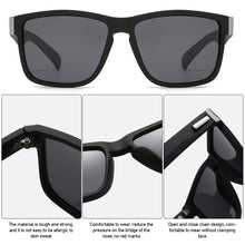 Load image into Gallery viewer, Fashion Sunglasses Unisex Square Sun Glasses Polarized Sunglasses Retro Feminino For Women Men Outdoor Cycling Travel Fishing