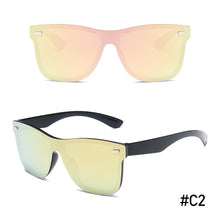 Load image into Gallery viewer, Square One-piece Lens Eyewear Polarized Sunglasses Men Women Fashion Square Male Sun Glasses For Cycling Travel Fishing