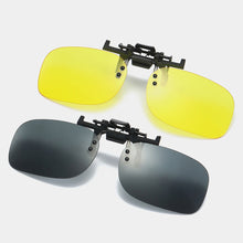 Load image into Gallery viewer, HD Driving Eyewear Night Vision Clip-on Flip-up PC Lens Sunglasses Cool Glasses Myopia Equipment