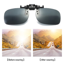Load image into Gallery viewer, HD Driving Eyewear Night Vision Clip-on Flip-up PC Lens Sunglasses Cool Glasses Myopia Equipment