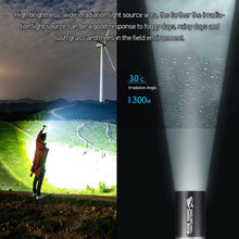 Load image into Gallery viewer, Portable USB Rechargable Mini LED Flashlight Waterproof Torch Telescopic Zoomable Torch For Night Lighting
