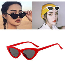 Load image into Gallery viewer, Retro Cat Eye Sunglasses Triangle Small Frame Sunglasses Simple Fashion Outdoor Sunglasses for Women