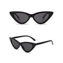 Load image into Gallery viewer, Retro Cat Eye Sunglasses Triangle Small Frame Sunglasses Simple Fashion Outdoor Sunglasses for Women