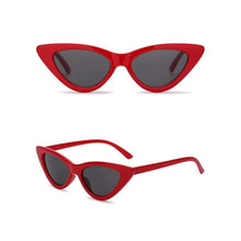 Load image into Gallery viewer, Retro Cat Eye Sunglasses Triangle Small Frame Sunglasses Simple Fashion Outdoor Sunglasses for Women