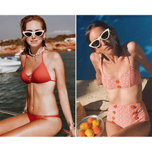 Load image into Gallery viewer, Retro Cat Eye Sunglasses Triangle Small Frame Sunglasses Simple Fashion Outdoor Sunglasses for Women
