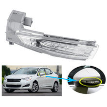 Load image into Gallery viewer, 1Pc Car Left Right Wing Rear View Rearview Mirror Turn Signal Light Lamp For Peugeot 508 for DONGFENG Citroen DS5 C4 2010-2016