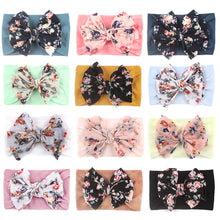 Load image into Gallery viewer, Baby Headband New Bohemia Elastic Printed Flower Hairband Kids Children Elastic Bow Ribbon Hair Accessories Princess Headwear