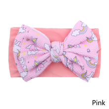 Load image into Gallery viewer, Baby Headband New Bohemia Elastic Printed Flower Hairband Kids Children Elastic Bow Ribbon Hair Accessories Princess Headwear
