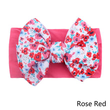 Load image into Gallery viewer, Baby Headband New Bohemia Elastic Printed Flower Hairband Kids Children Elastic Bow Ribbon Hair Accessories Princess Headwear