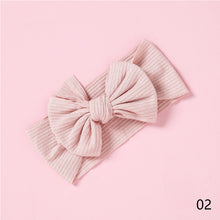 Load image into Gallery viewer, Baby Headband Knit Bowknot Elastic Hairband Kids Children Elastic Bow Ribbon Hair Accessories Princess Headwear