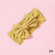 Load image into Gallery viewer, Baby Headband Knit Bowknot Elastic Hairband Kids Children Elastic Bow Ribbon Hair Accessories Princess Headwear