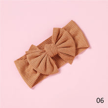 Load image into Gallery viewer, Baby Headband Knit Bowknot Elastic Hairband Kids Children Elastic Bow Ribbon Hair Accessories Princess Headwear